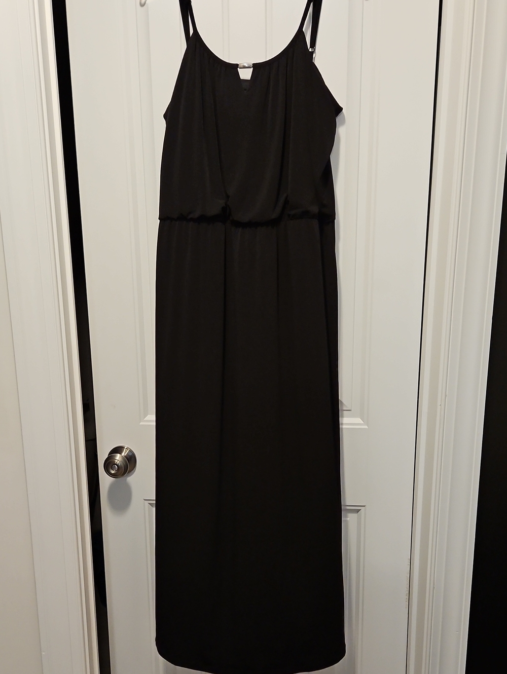 Style & Co. Black Spaghetti-Strap Maxi Dress
